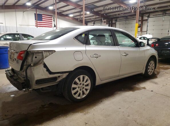 3N1AB7AP4KY411030 2019 NISSAN SENTRA Silver Tył prawy