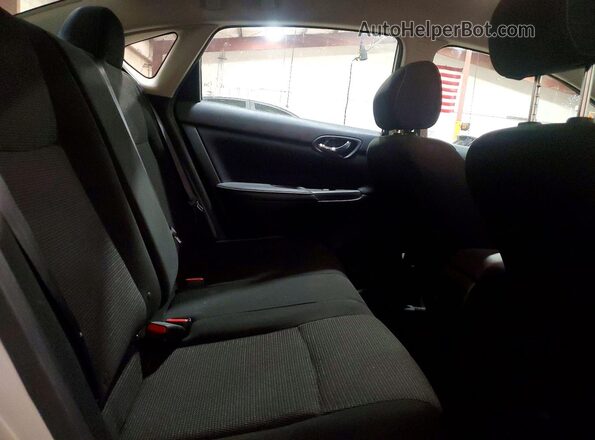 3N1AB7AP4KY411030 2019 NISSAN SENTRA Silver Widok tylnych siedzeń