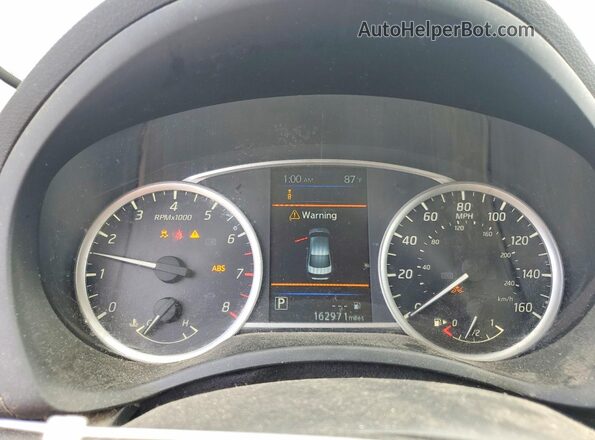3N1AB7AP4KY412601 2019 NISSAN SENTRA Blue Widok zestawu wskaźników