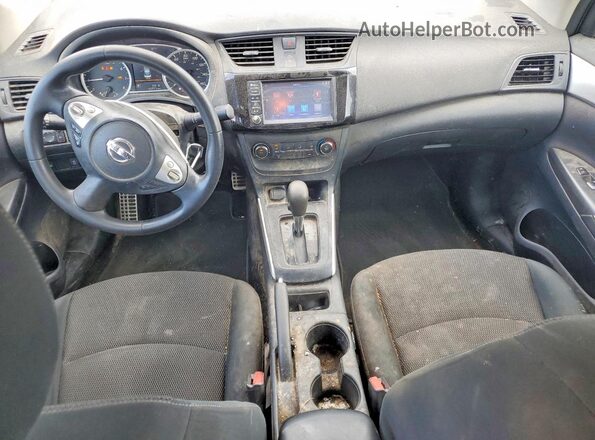 3N1AB7AP4KY412601 2019 NISSAN SENTRA Blue Widok deski rozdzielczej