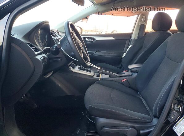 3N1AB7AP4KY420889 2019 NISSAN SENTRA Black Սալոնի դիմացի տեսք