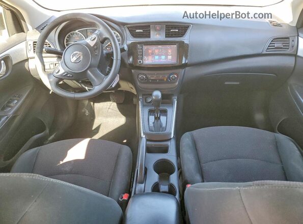 3N1AB7AP4KY424327 2019 NISSAN SENTRA Синий Вид панели приборов