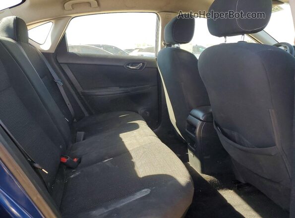 3N1AB7AP4KY424327 2019 NISSAN SENTRA Синий Вид задних сидений