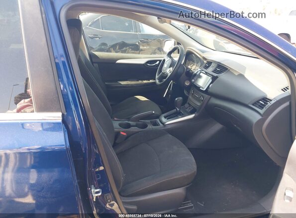 3N1AB7AP4KY432458 2019 NISSAN SENTRA Blue Սալոնի դիմացի տեսք
