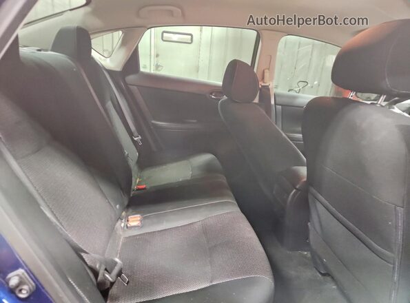 3N1AB7AP4KY444643 2019 NISSAN SENTRA Blue Widok tylnych siedzeń