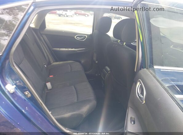 3N1AB7AP4KY455481 2019 NISSAN SENTRA Blue Vista de la etiqueta del VIN