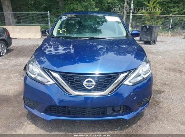 3N1AB7AP4KY455481 2019 NISSAN SENTRA Blue Vista del cuadro de instrumentos