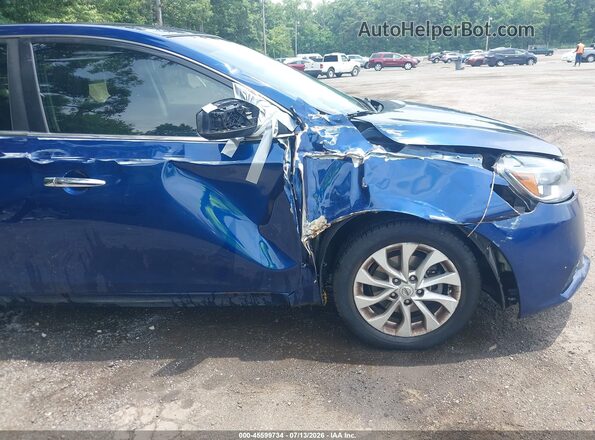 3N1AB7AP4KY455481 2019 NISSAN SENTRA Blue Vista frontal