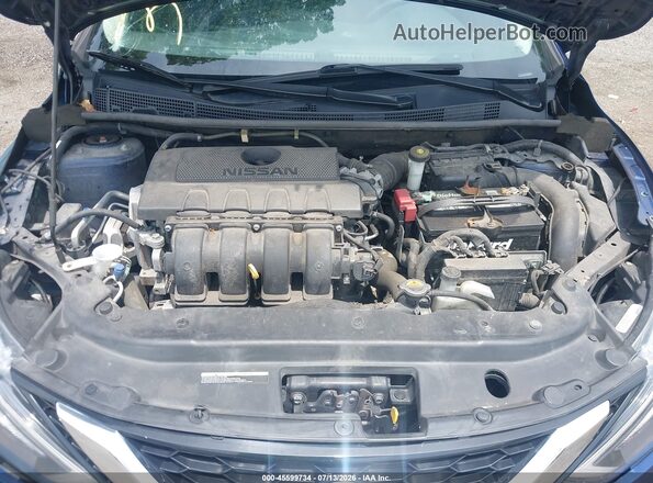3N1AB7AP4KY455481 2019 NISSAN SENTRA Blue Vista trasera