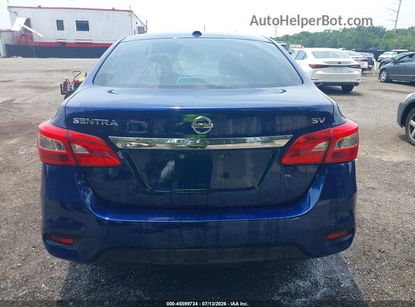 3N1AB7AP4KY455481 2019 NISSAN SENTRA Blue 