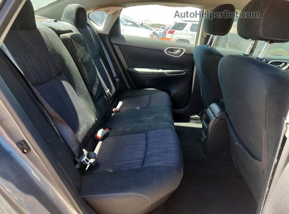 3N1AB7AP4KY457909 2019 NISSAN SENTRA Gray Rear seats view