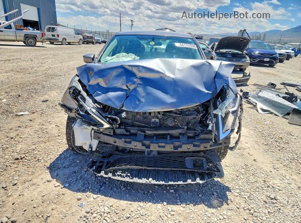 3N1AB7AP4KY457909 2019 NISSAN SENTRA Gray Front view