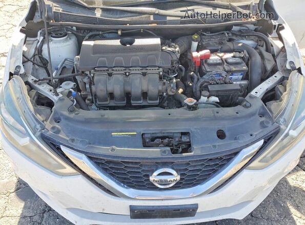 3N1AB7AP5GL644063 2016 NISSAN SENTRA White Սալոնի հետևի տեսք