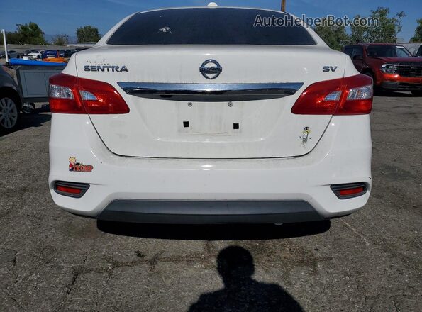 3N1AB7AP5GL644063 2016 NISSAN SENTRA White Հետևի տեսք