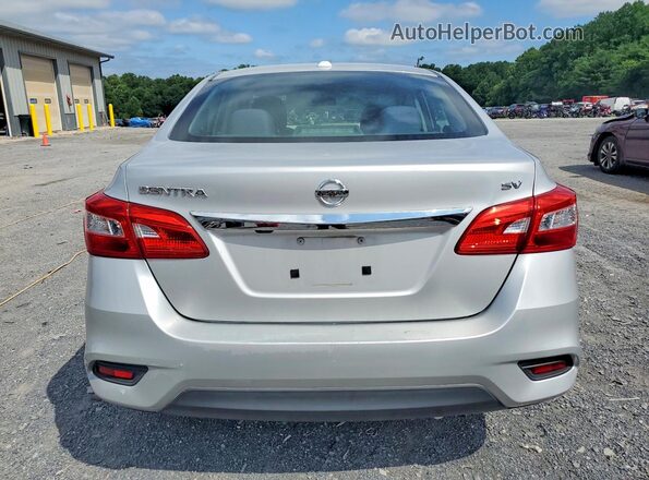 3N1AB7AP5GL652115 2016 NISSAN SENTRA Silver Widok z tyłu