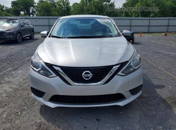 3N1AB7AP5GL652115 2016 NISSAN SENTRA Silver Widok z przodu