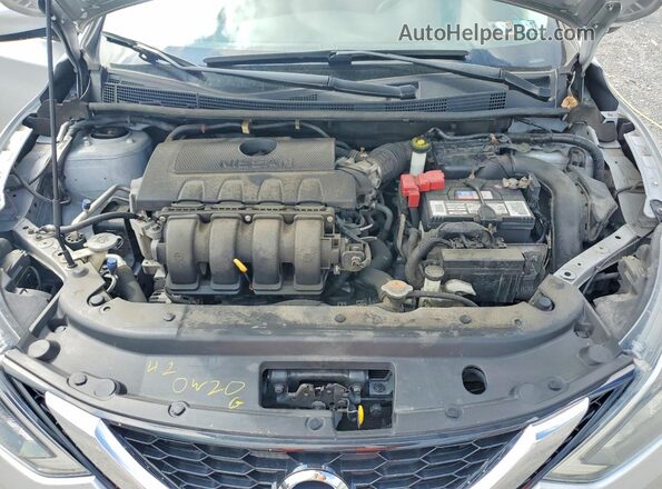 3N1AB7AP5GL652115 2016 NISSAN SENTRA Silver Widok komory silnika