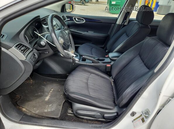 3N1AB7AP5GL661266 2016 NISSAN SENTRA Белый Вид салона спереди