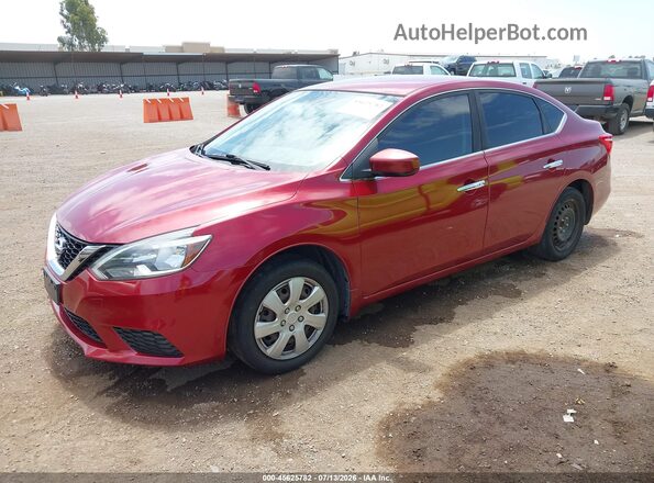 3N1AB7AP5GL670632 2016 NISSAN SENTRA Red Vista tres cuartos delantera izquierda