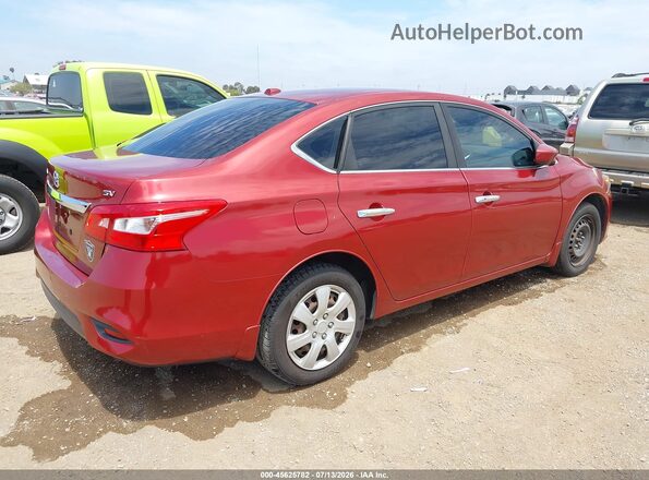 3N1AB7AP5GL670632 2016 NISSAN SENTRA Red Trasero derecho