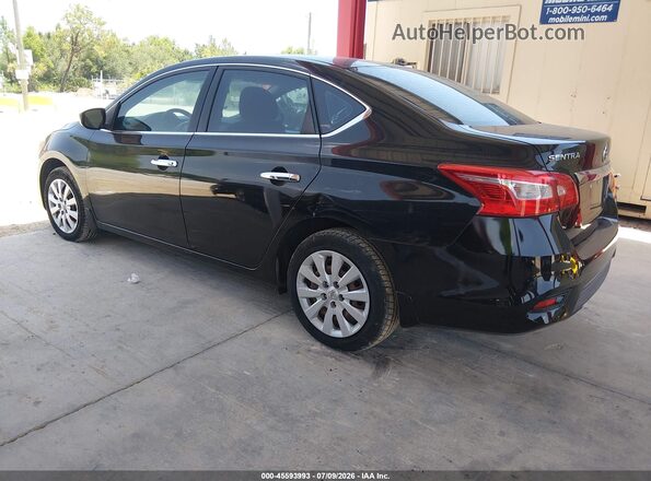 3N1AB7AP5GL679363 2016 NISSAN SENTRA Black უკანა მარცხენა
