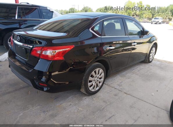 3N1AB7AP5GL679363 2016 NISSAN SENTRA Black უკანა მარჯვენა