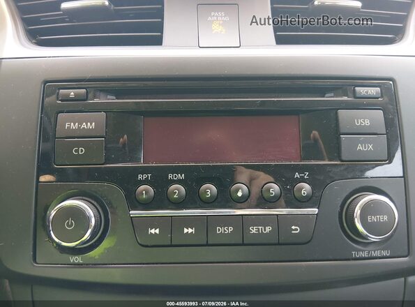 3N1AB7AP5GL679363 2016 NISSAN SENTRA Black ხელსაწყოთა პანელის ხედი