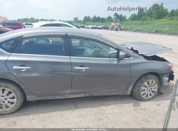 3N1AB7AP5GL684014 2016 NISSAN SENTRA Gray Սալոնի հետևի տեսք