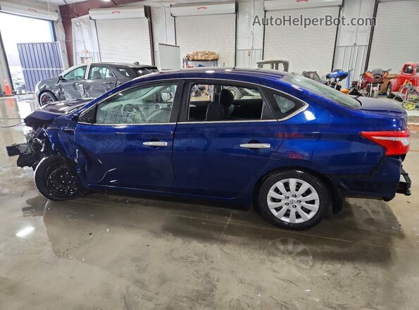 3N1AB7AP5GY213970 2016 NISSAN SENTRA Blue Trasero izquierdo