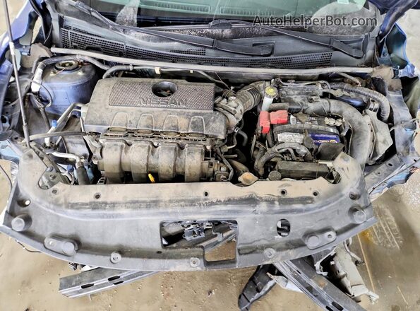 3N1AB7AP5GY213970 2016 NISSAN SENTRA Blue Vista interior trasera