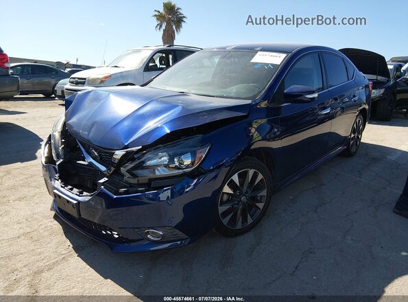 3N1AB7AP5GY253367 2016 NISSAN SENTRA Blue Przód lewy