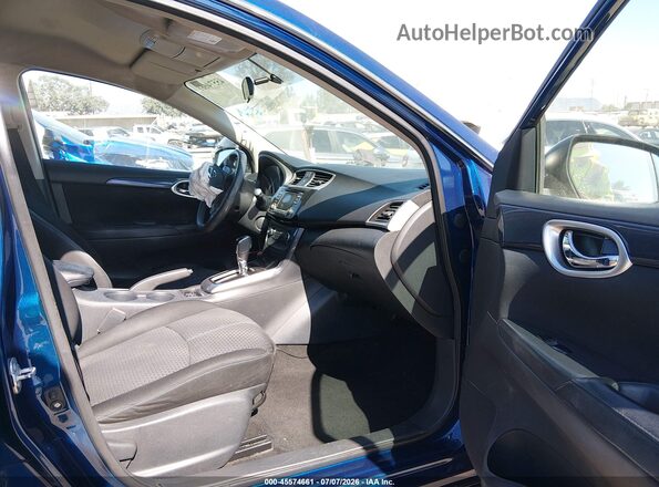 3N1AB7AP5GY253367 2016 NISSAN SENTRA Blue Widok wnętrza z przodu