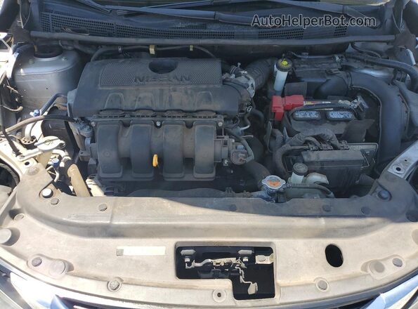3N1AB7AP5GY255233 2016 NISSAN SENTRA Silver Widok wnętrza z tyłu