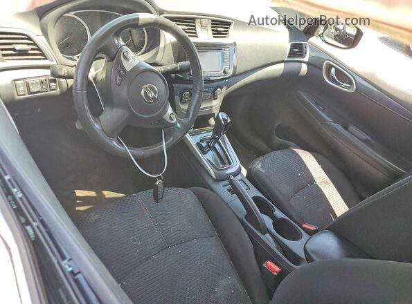 3N1AB7AP5GY255233 2016 NISSAN SENTRA Silver Widok deski rozdzielczej