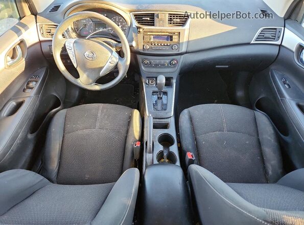 3N1AB7AP5GY306360 2016 NISSAN SENTRA Blue Widok deski rozdzielczej