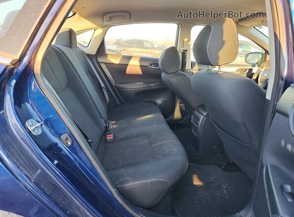 3N1AB7AP5GY306360 2016 NISSAN SENTRA Blue Widok tylnych siedzeń
