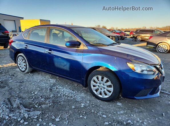 3N1AB7AP5GY306360 2016 NISSAN SENTRA Blue Przód prawy