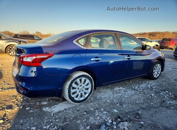 3N1AB7AP5GY306360 2016 NISSAN SENTRA Blue Tył prawy