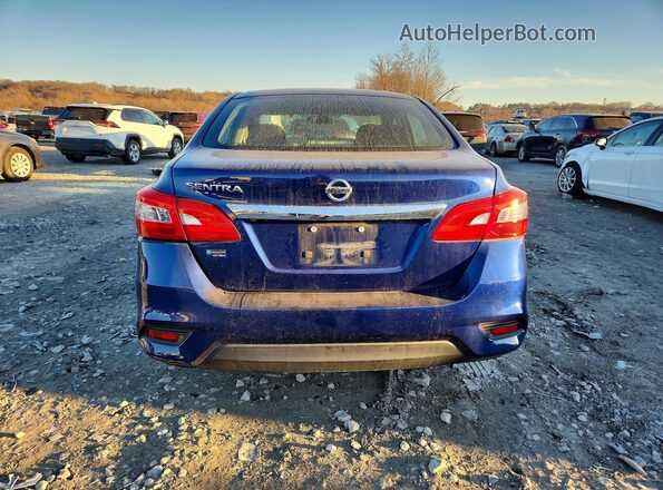 3N1AB7AP5GY306360 2016 NISSAN SENTRA Blue Widok z tyłu