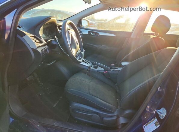 3N1AB7AP5GY306360 2016 NISSAN SENTRA Blue Widok wnętrza z przodu