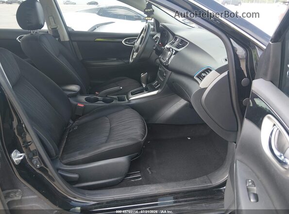 3N1AB7AP5GY338578 2016 NISSAN SENTRA Black Widok wnętrza z przodu