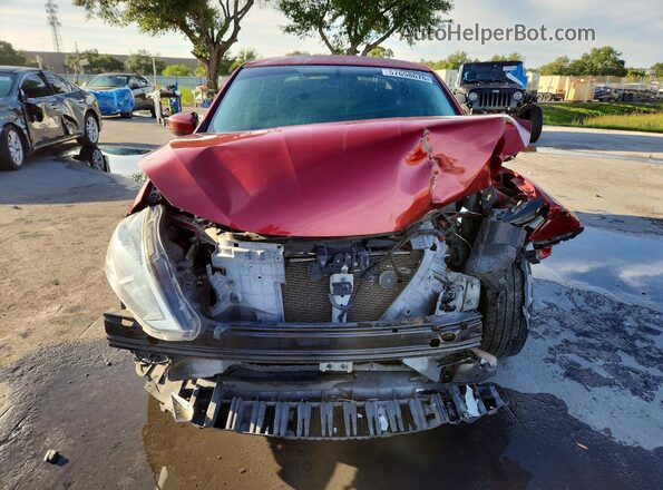 3N1AB7AP5HL651791 2017 NISSAN SENTRA Red წინა ხედი