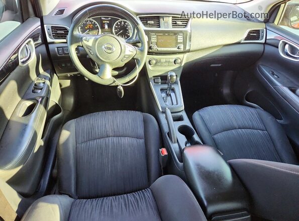 3N1AB7AP5HL651791 2017 NISSAN SENTRA Red წინა პანელის ხედი