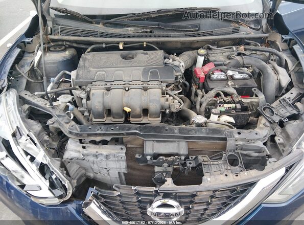 3N1AB7AP5HY203151 2017 NISSAN SENTRA Blue Вид ззаду