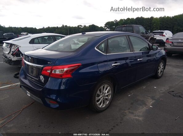 3N1AB7AP5HY203151 2017 NISSAN SENTRA Blue Задня права чверть