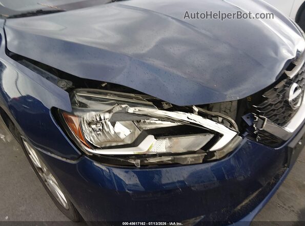 3N1AB7AP5HY203151 2017 NISSAN SENTRA Blue Вид задньої частини салону