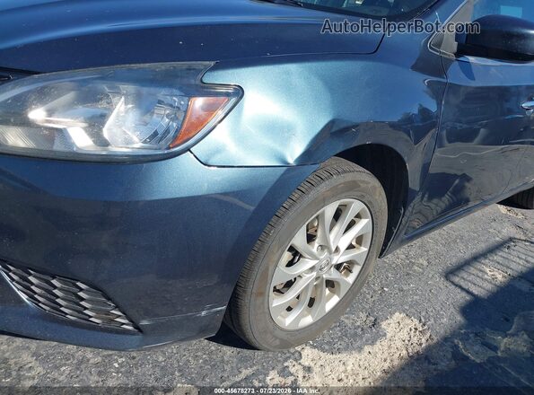 3N1AB7AP5HY220807 2017 NISSAN SENTRA Blue Widok z przodu