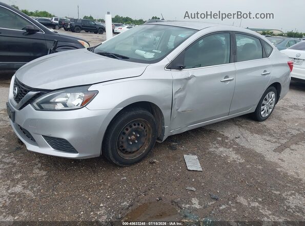 3N1AB7AP5HY228289 2017 NISSAN SENTRA Silver Передня ліва чверть