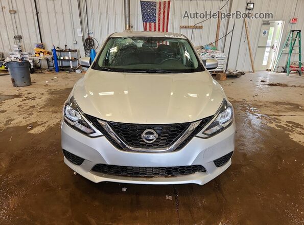 3N1AB7AP5HY238191 2017 NISSAN SENTRA Silver Դիմացի տեսք