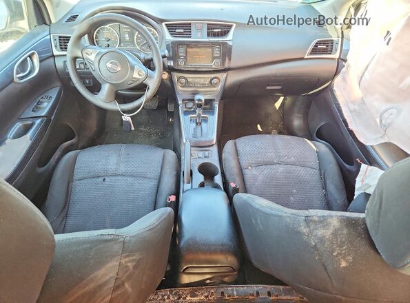 3N1AB7AP5HY243603 2017 NISSAN SENTRA White Вид панелі приладів